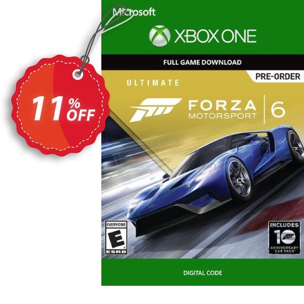 Forza Motorsport 6 Ultimate Edition Xbox One - Digital Code Coupon, discount Forza Motorsport 6 Ultimate Edition Xbox One - Digital Code Deal. Promotion: Forza Motorsport 6 Ultimate Edition Xbox One - Digital Code Exclusive Easter Sale offer 