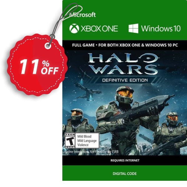 Halo Wars Definitive Edition Xbox One/PC Coupon, discount Halo Wars Definitive Edition Xbox One/PC Deal. Promotion: Halo Wars Definitive Edition Xbox One/PC Exclusive Easter Sale offer 