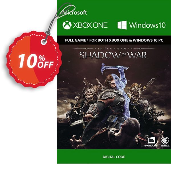 Middle-Earth: Shadow of War Xbox One / PC Coupon, discount Middle-Earth: Shadow of War Xbox One / PC Deal. Promotion: Middle-Earth: Shadow of War Xbox One / PC Exclusive Easter Sale offer 