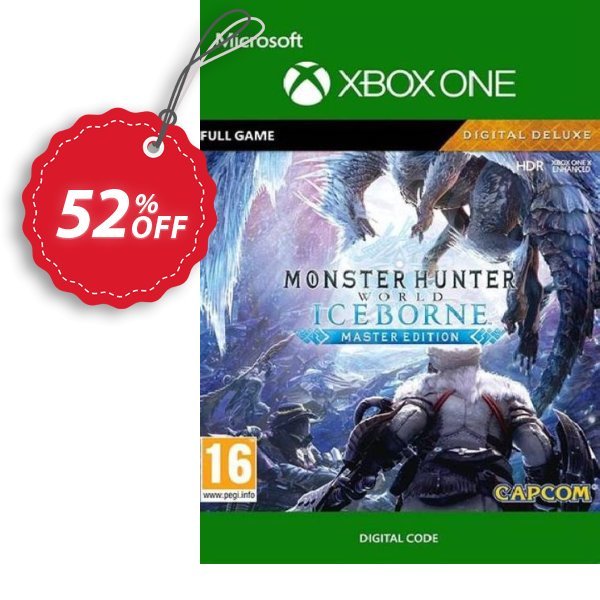 Monster Hunter World: Iceborne - Master Edition Deluxe Xbox One, UK  Coupon, discount Monster Hunter World: Iceborne - Master Edition Deluxe Xbox One (UK) Deal. Promotion: Monster Hunter World: Iceborne - Master Edition Deluxe Xbox One (UK) Exclusive Easter Sale offer 