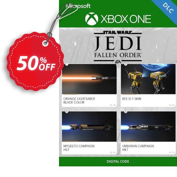 Star Wars Jedi: Fallen Order DLC Xbox One Coupon, discount Star Wars Jedi: Fallen Order DLC Xbox One Deal. Promotion: Star Wars Jedi: Fallen Order DLC Xbox One Exclusive Easter Sale offer 