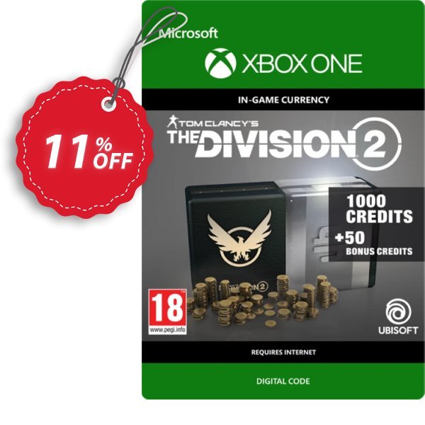 Tom Clancy's The Division 2 1050 Credits Xbox One Coupon, discount Tom Clancy's The Division 2 1050 Credits Xbox One Deal. Promotion: Tom Clancy's The Division 2 1050 Credits Xbox One Exclusive Easter Sale offer 
