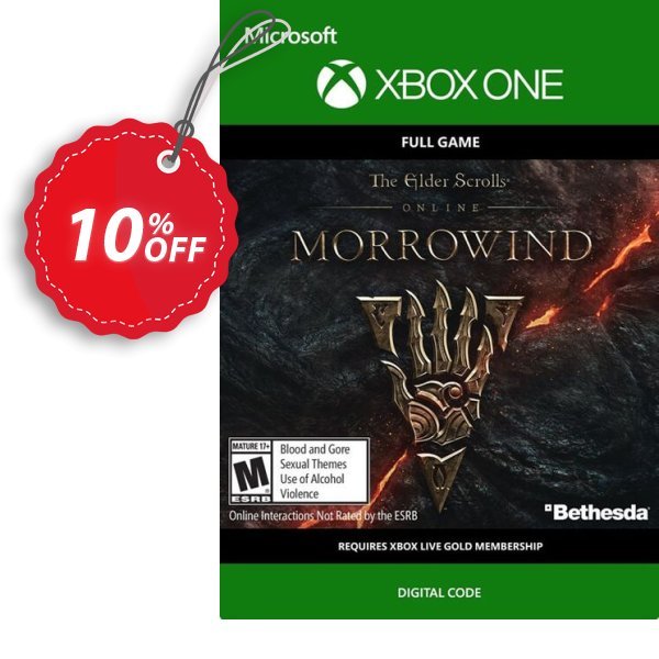 The Elder Scrolls Online Morrowind Xbox One Coupon, discount The Elder Scrolls Online Morrowind Xbox One Deal. Promotion: The Elder Scrolls Online Morrowind Xbox One Exclusive Easter Sale offer 
