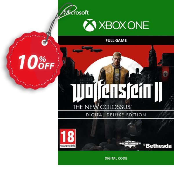 Wolfenstein 2: The New Colossus Digital Deluxe Edition Xbox One Coupon, discount Wolfenstein 2: The New Colossus Digital Deluxe Edition Xbox One Deal. Promotion: Wolfenstein 2: The New Colossus Digital Deluxe Edition Xbox One Exclusive Easter Sale offer 
