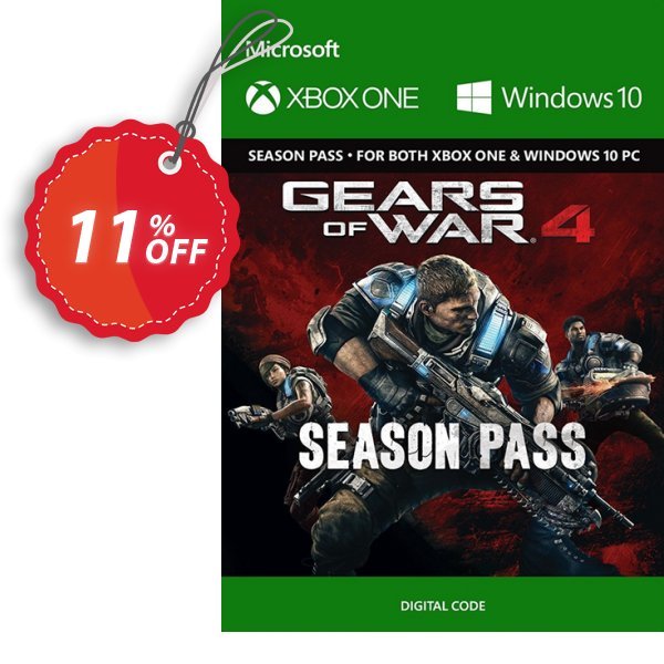 Gears of War 4 Season Pass Xbox One Coupon, discount Gears of War 4 Season Pass Xbox One Deal. Promotion: Gears of War 4 Season Pass Xbox One Exclusive Easter Sale offer 