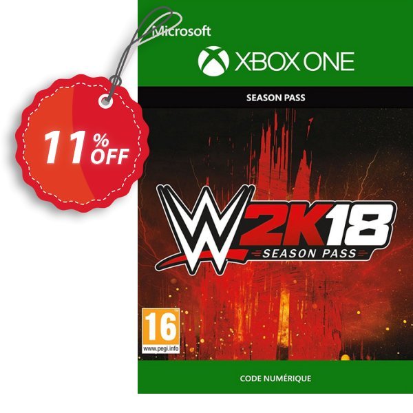 WWE 2K18 Season Pass Xbox One Coupon, discount WWE 2K18 Season Pass Xbox One Deal. Promotion: WWE 2K18 Season Pass Xbox One Exclusive Easter Sale offer 