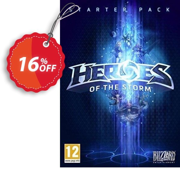Heroes of the Storm Starter Pack PC/MAC Coupon, discount Heroes of the Storm Starter Pack PC/Mac Deal. Promotion: Heroes of the Storm Starter Pack PC/Mac Exclusive offer 