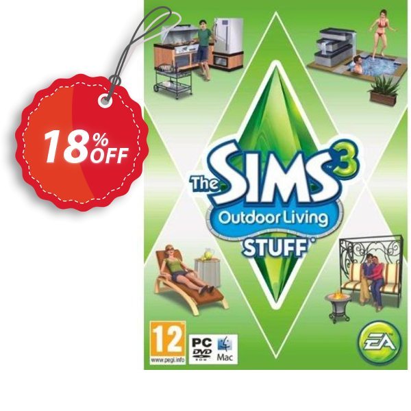 The Sims 3 - Outdoor Living Stuff, PC/MAC  Coupon, discount The Sims 3 - Outdoor Living Stuff (PC/Mac) Deal. Promotion: The Sims 3 - Outdoor Living Stuff (PC/Mac) Exclusive offer 