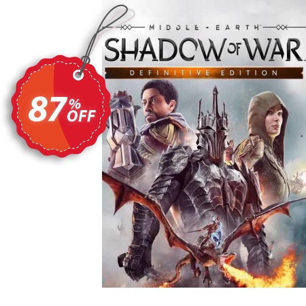 Middle-earth Shadow of War Definitive Edition PC Coupon, discount Middle-earth Shadow of War Definitive Edition PC Deal. Promotion: Middle-earth Shadow of War Definitive Edition PC Exclusive offer 
