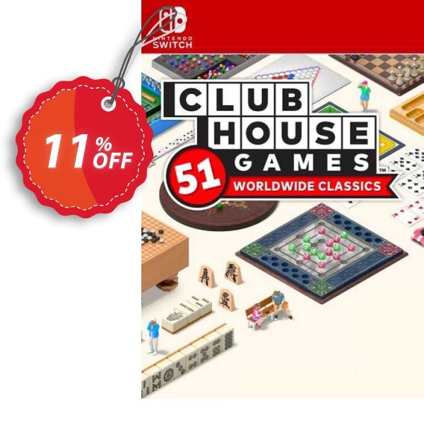 Clubhouse Games: 51 Worldwide Classics Switch, EU  Coupon, discount Clubhouse Games: 51 Worldwide Classics Switch (EU) Deal. Promotion: Clubhouse Games: 51 Worldwide Classics Switch (EU) Exclusive Easter Sale offer 
