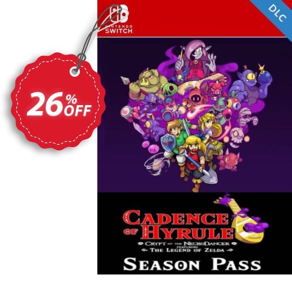 Cadence of Hyrule – Crypt of the NecroDancer Featuring The Legend of Zelda: Season Pass Switch, EU  Coupon, discount Cadence of Hyrule – Crypt of the NecroDancer Featuring The Legend of Zelda: Season Pass Switch (EU) Deal 2024 CDkeys. Promotion: Cadence of Hyrule – Crypt of the NecroDancer Featuring The Legend of Zelda: Season Pass Switch (EU) Exclusive Sale offer 