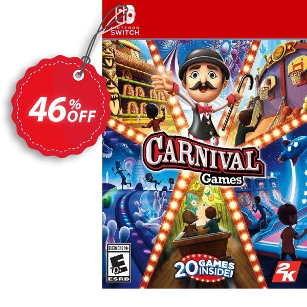 Carnival Games Switch, EU  Coupon, discount Carnival Games Switch (EU) Deal 2024 CDkeys. Promotion: Carnival Games Switch (EU) Exclusive Sale offer 