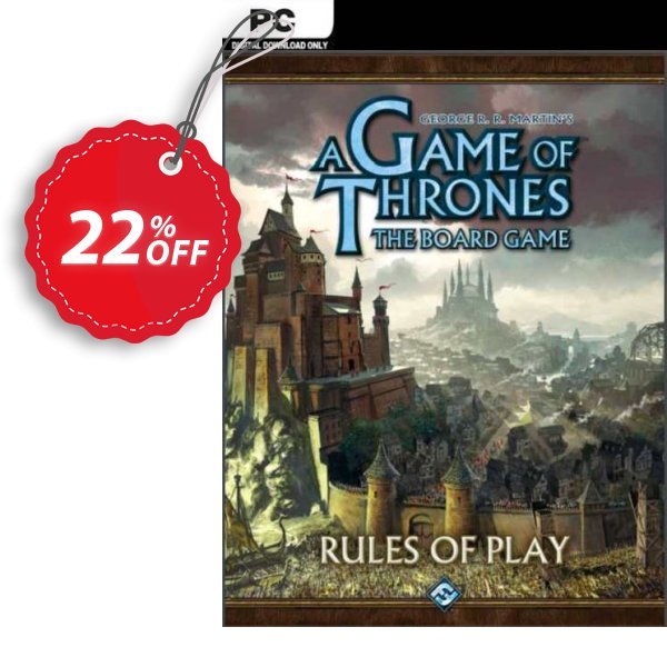 A Game of Thrones: The Board Game - Digital Edition PC Coupon, discount A Game of Thrones: The Board Game - Digital Edition PC Deal 2024 CDkeys. Promotion: A Game of Thrones: The Board Game - Digital Edition PC Exclusive Sale offer 