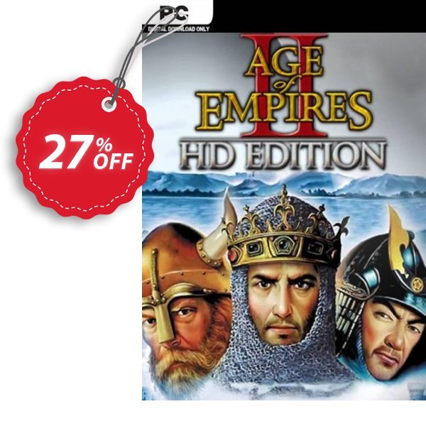 Age of Empires II PC Coupon, discount Age of Empires II PC Deal 2024 CDkeys. Promotion: Age of Empires II PC Exclusive Sale offer 