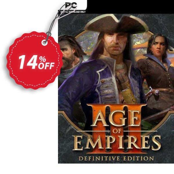 Age of Empires III: Definitive Edition WINDOWS 10 PC, UK  Coupon, discount Age of Empires III: Definitive Edition Windows 10 PC (UK) Deal 2024 CDkeys. Promotion: Age of Empires III: Definitive Edition Windows 10 PC (UK) Exclusive Sale offer 