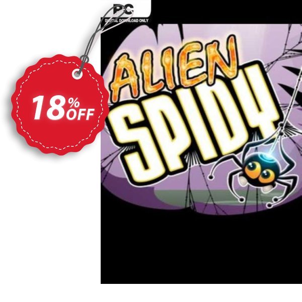 Alien Spidy PC Coupon, discount Alien Spidy PC Deal 2024 CDkeys. Promotion: Alien Spidy PC Exclusive Sale offer 
