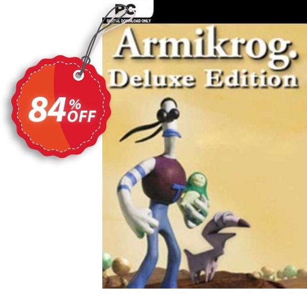Armikrog Deluxe Edition PC Coupon, discount Armikrog Deluxe Edition PC Deal 2024 CDkeys. Promotion: Armikrog Deluxe Edition PC Exclusive Sale offer 