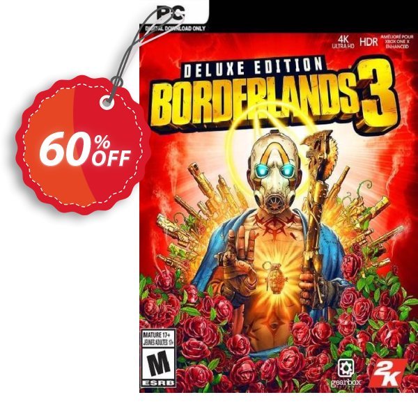 Borderlands 3 Deluxe Edition PC , US/AUS/JP  Coupon, discount Borderlands 3 Deluxe Edition PC  (US/AUS/JP) Deal 2024 CDkeys. Promotion: Borderlands 3 Deluxe Edition PC  (US/AUS/JP) Exclusive Sale offer 