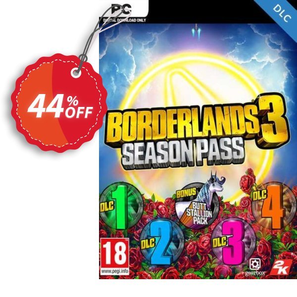 Borderlands 3 - Season Pass PC EU, Epic Games  Coupon, discount Borderlands 3 - Season Pass PC EU (Epic Games) Deal 2024 CDkeys. Promotion: Borderlands 3 - Season Pass PC EU (Epic Games) Exclusive Sale offer 