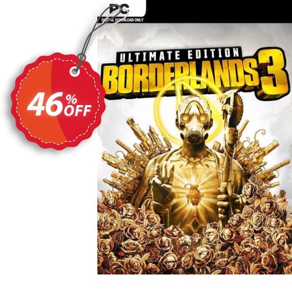 Borderlands 3 Ultimate Edition, Epic , WW  Coupon, discount Borderlands 3 Ultimate Edition (Epic) (WW) Deal 2024 CDkeys. Promotion: Borderlands 3 Ultimate Edition (Epic) (WW) Exclusive Sale offer 