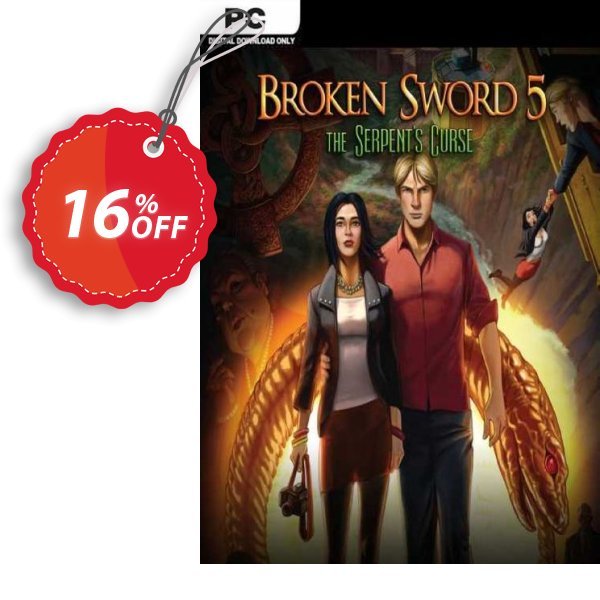 Broken Sword 5  the Serpent&#039;s Curse PC Coupon, discount Broken Sword 5  the Serpent's Curse PC Deal 2024 CDkeys. Promotion: Broken Sword 5  the Serpent's Curse PC Exclusive Sale offer 