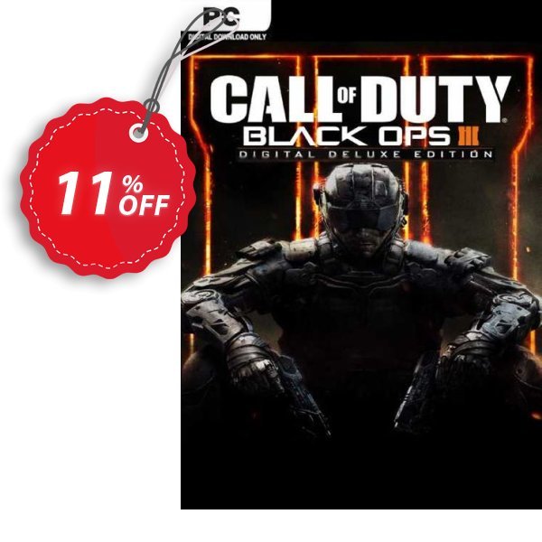 Call of Duty Black Ops III - Deluxe Edition PC Coupon, discount Call of Duty Black Ops III - Deluxe Edition PC Deal 2024 CDkeys. Promotion: Call of Duty Black Ops III - Deluxe Edition PC Exclusive Sale offer 