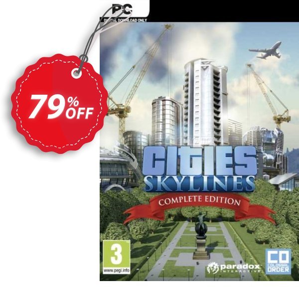 Cities: Skylines Complete Edition PC Coupon, discount Cities: Skylines Complete Edition PC Deal 2024 CDkeys. Promotion: Cities: Skylines Complete Edition PC Exclusive Sale offer 