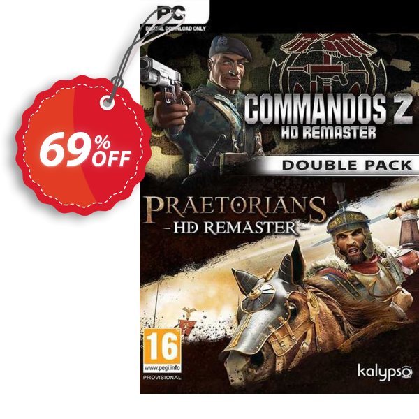 Commandos 2 & Praetorians HD Remaster Double Pack PC, EU  Coupon, discount Commandos 2 & Praetorians HD Remaster Double Pack PC (EU) Deal 2024 CDkeys. Promotion: Commandos 2 & Praetorians HD Remaster Double Pack PC (EU) Exclusive Sale offer 