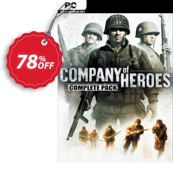 Company of Heroes Complete Pack PC, EU  Coupon, discount Company of Heroes Complete Pack PC (EU) Deal 2024 CDkeys. Promotion: Company of Heroes Complete Pack PC (EU) Exclusive Sale offer 