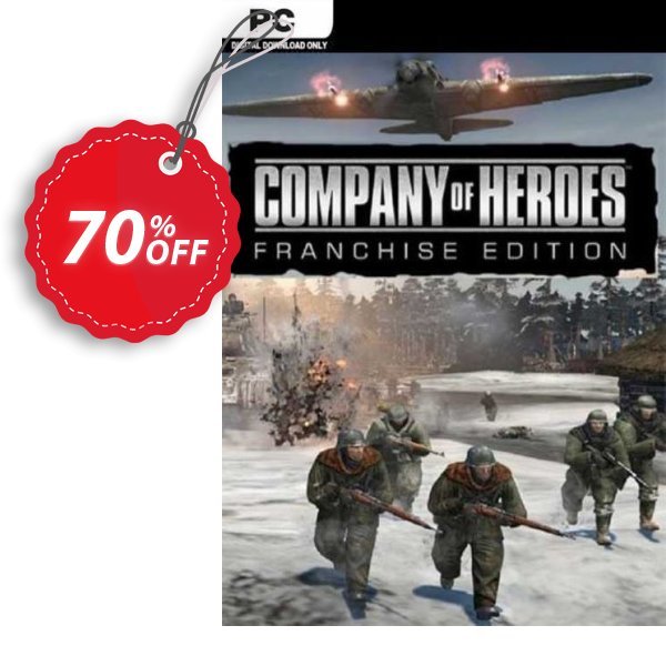 Company of Heroes Franchise Edition PC Coupon, discount Company of Heroes Franchise Edition PC Deal 2024 CDkeys. Promotion: Company of Heroes Franchise Edition PC Exclusive Sale offer 