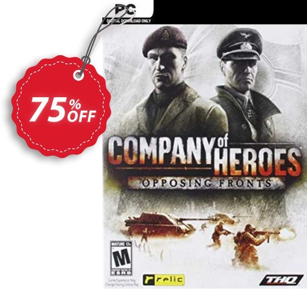 Company of Heroes - Opposing Fronts PC, EN  Coupon, discount Company of Heroes - Opposing Fronts PC (EN) Deal 2024 CDkeys. Promotion: Company of Heroes - Opposing Fronts PC (EN) Exclusive Sale offer 