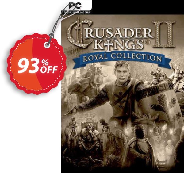 Crusader Kings II Royal Collection PC Coupon, discount Crusader Kings II Royal Collection PC Deal 2024 CDkeys. Promotion: Crusader Kings II Royal Collection PC Exclusive Sale offer 