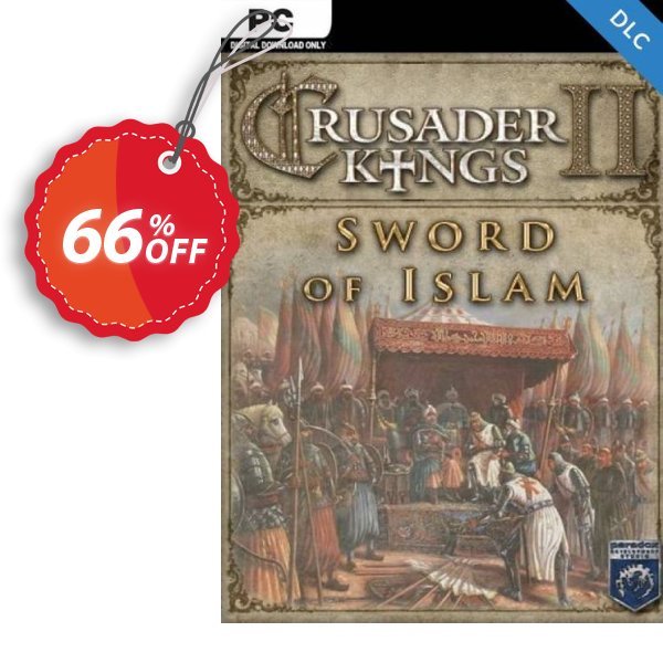 Crusader Kings II: Sword of Islam PC - DLC Coupon, discount Crusader Kings II: Sword of Islam PC - DLC Deal 2024 CDkeys. Promotion: Crusader Kings II: Sword of Islam PC - DLC Exclusive Sale offer 