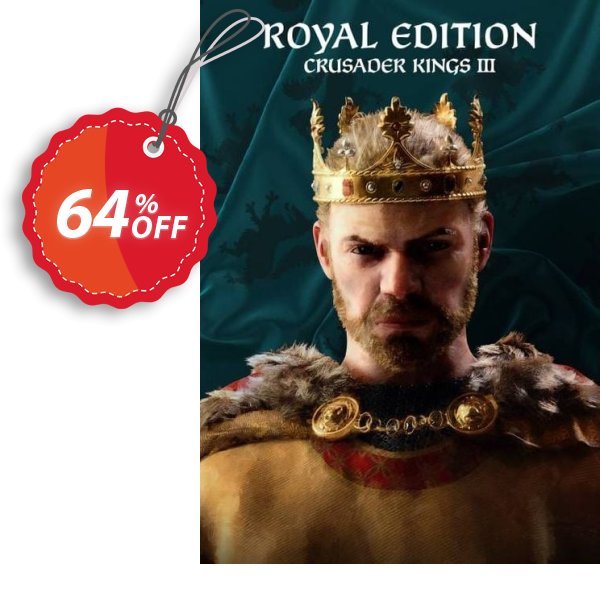 Crusader Kings III: Royal Edition PC Coupon, discount Crusader Kings III: Royal Edition PC Deal 2024 CDkeys. Promotion: Crusader Kings III: Royal Edition PC Exclusive Sale offer 