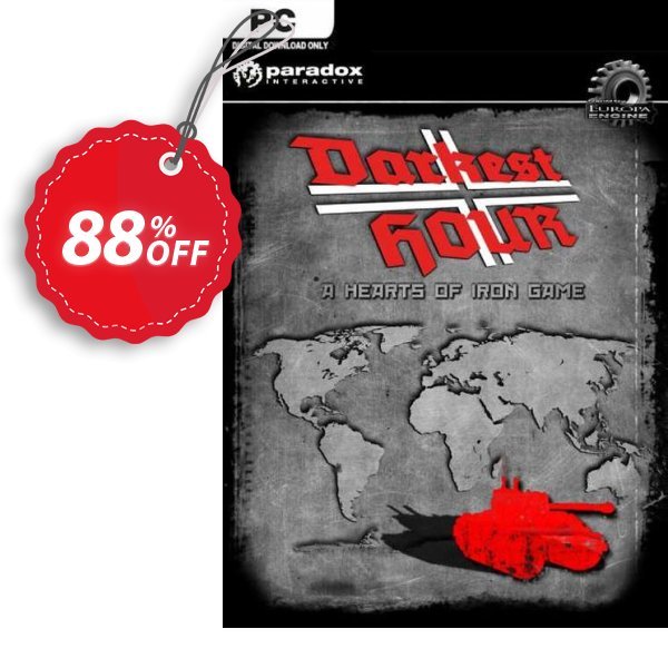 Darkest Hour - A Hearts of Iron Game PC Coupon, discount Darkest Hour - A Hearts of Iron Game PC Deal 2024 CDkeys. Promotion: Darkest Hour - A Hearts of Iron Game PC Exclusive Sale offer 