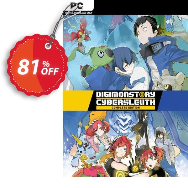 Digimon Story Cyber Sleuth: Complete Edition PC Coupon, discount Digimon Story Cyber Sleuth: Complete Edition PC Deal 2024 CDkeys. Promotion: Digimon Story Cyber Sleuth: Complete Edition PC Exclusive Sale offer 