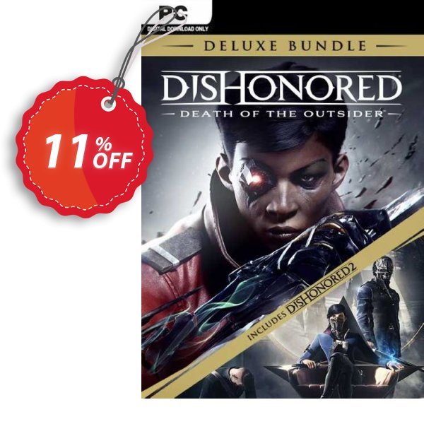 Dishonored: Death of the Outsider - Deluxe Bundle PC Coupon, discount Dishonored: Death of the Outsider - Deluxe Bundle PC Deal 2024 CDkeys. Promotion: Dishonored: Death of the Outsider - Deluxe Bundle PC Exclusive Sale offer 
