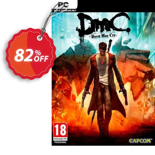 DmC: Devil May Cry PC, EU  Coupon, discount DmC: Devil May Cry PC (EU) Deal 2024 CDkeys. Promotion: DmC: Devil May Cry PC (EU) Exclusive Sale offer 