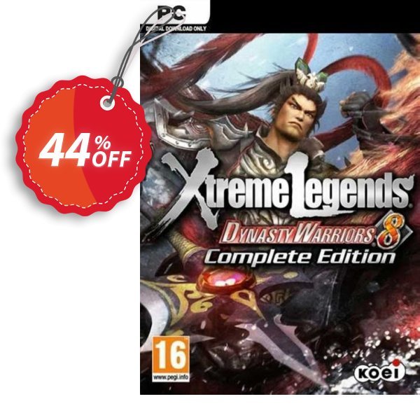 DYNASTY WARRIORS 8: Xtreme Legends Complete Edition PC Coupon, discount DYNASTY WARRIORS 8: Xtreme Legends Complete Edition PC Deal 2024 CDkeys. Promotion: DYNASTY WARRIORS 8: Xtreme Legends Complete Edition PC Exclusive Sale offer 