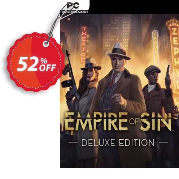 Empire of Sin - Deluxe Edition PC Coupon, discount Empire of Sin - Deluxe Edition PC Deal 2024 CDkeys. Promotion: Empire of Sin - Deluxe Edition PC Exclusive Sale offer 
