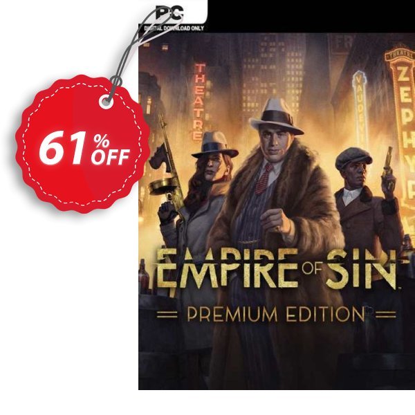 Empire of Sin - Premium Edition PC Coupon, discount Empire of Sin - Premium Edition PC Deal 2024 CDkeys. Promotion: Empire of Sin - Premium Edition PC Exclusive Sale offer 