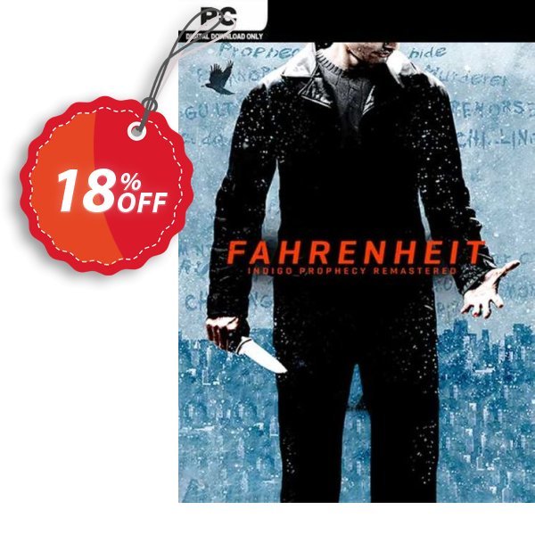 Fahrenheit Indigo Prophecy Remastered PC Coupon, discount Fahrenheit Indigo Prophecy Remastered PC Deal 2024 CDkeys. Promotion: Fahrenheit Indigo Prophecy Remastered PC Exclusive Sale offer 