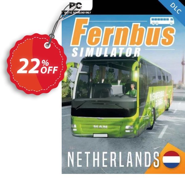 Fernbus Simulator - Netherlands PC - DLC Coupon, discount Fernbus Simulator - Netherlands PC - DLC Deal 2024 CDkeys. Promotion: Fernbus Simulator - Netherlands PC - DLC Exclusive Sale offer 