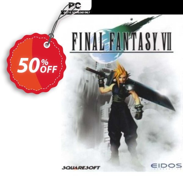 Final Fantasy VII PC Coupon, discount Final Fantasy VII PC Deal 2024 CDkeys. Promotion: Final Fantasy VII PC Exclusive Sale offer 