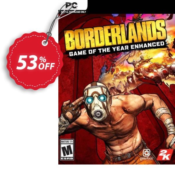Borderlands Game of the Year PC, WW  Coupon, discount Borderlands Game of the Year PC (WW) Deal 2024 CDkeys. Promotion: Borderlands Game of the Year PC (WW) Exclusive Sale offer 