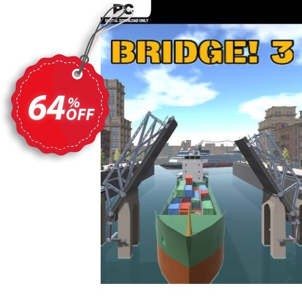 Bridge! 3 PC Coupon, discount Bridge! 3 PC Deal 2024 CDkeys. Promotion: Bridge! 3 PC Exclusive Sale offer 