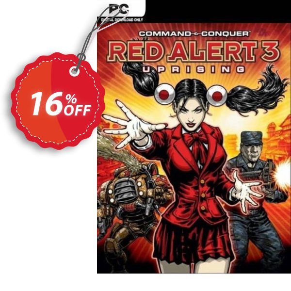 Command & Conquer Red Alert 3: Uprising PC Coupon, discount Command & Conquer Red Alert 3: Uprising PC Deal 2025 CDkeys. Promotion: Command & Conquer Red Alert 3: Uprising PC Exclusive Sale offer