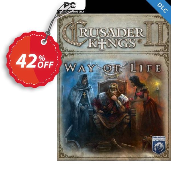 Crusader Kings II: Way of Life PC - DLC Coupon, discount Crusader Kings II: Way of Life PC - DLC Deal 2024 CDkeys. Promotion: Crusader Kings II: Way of Life PC - DLC Exclusive Sale offer 