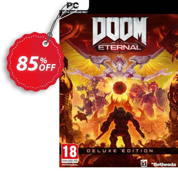 DOOM Eternal - Deluxe Edition PC, STEAM  Coupon, discount DOOM Eternal - Deluxe Edition PC (STEAM) Deal 2024 CDkeys. Promotion: DOOM Eternal - Deluxe Edition PC (STEAM) Exclusive Sale offer 