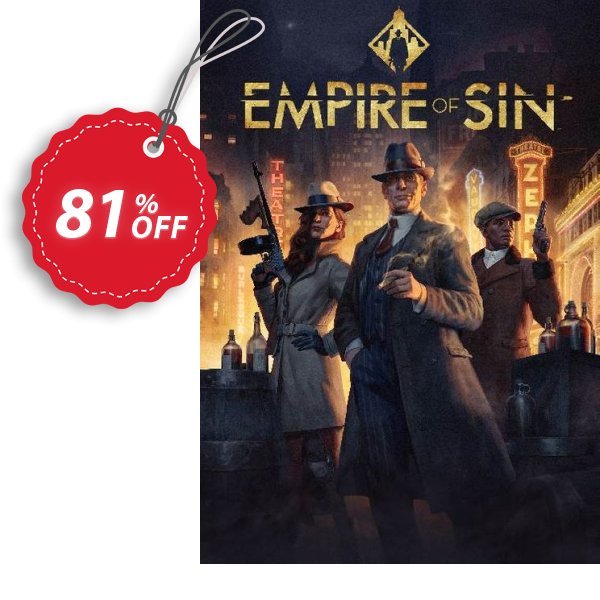 Empire of Sin PC Coupon, discount Empire of Sin PC Deal 2024 CDkeys. Promotion: Empire of Sin PC Exclusive Sale offer 